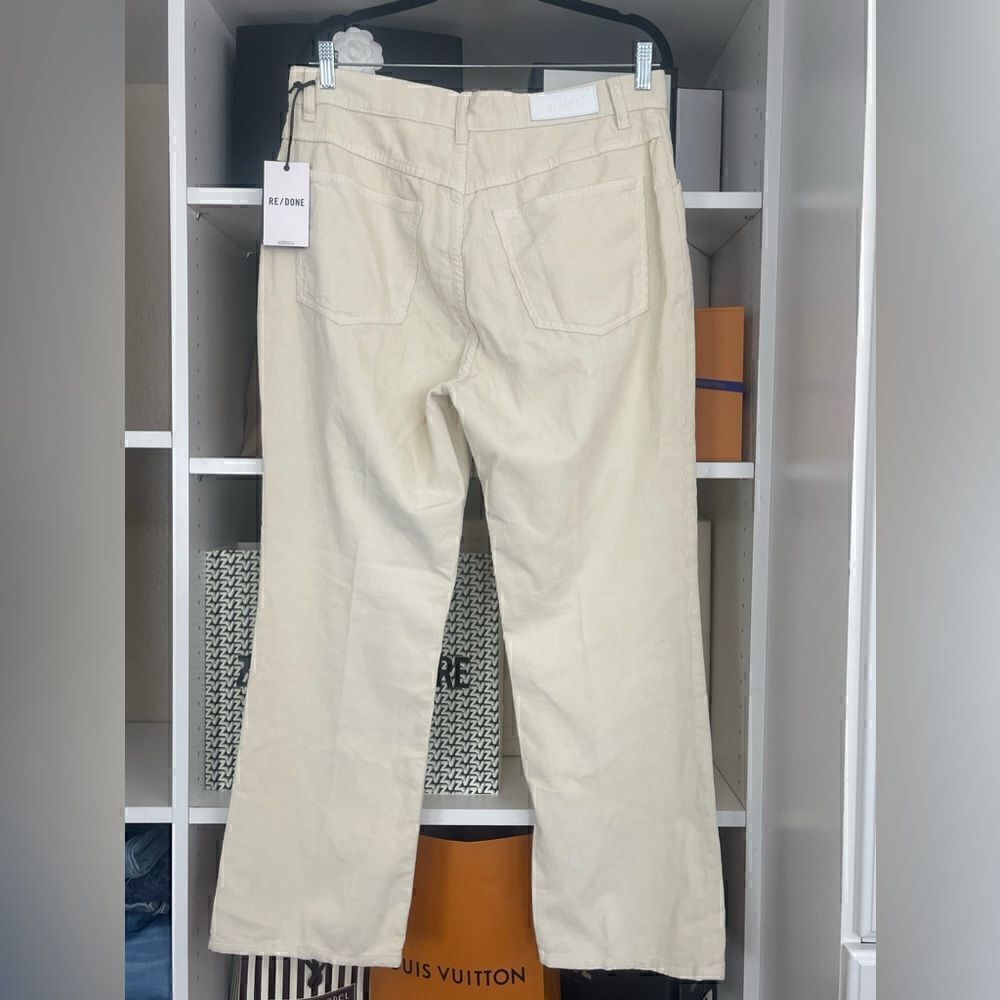 NWT RE/DONE 70s pocket loose flare in vintage ivory. 31 - Picture 4 of 13